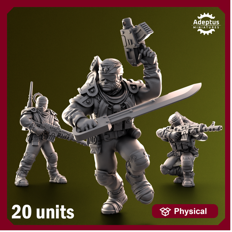Squad. Red Dune Regiment. Imperial Guard