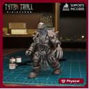 Dwarf Zombie 01 - TytanTroll Miniatures - DnD - Fantasy