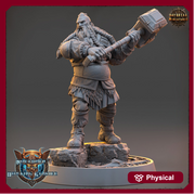 Viking Human Ranger Fighter PC NPC | 28mm, 32mm, 54mm, 75mm Scales 100mm Tall | Dungeons and Dragons | Pathfinder | Daybreak Miniatures - Only-Games