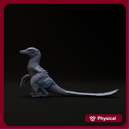 Velociraptor sitting 1-20 scale dinosaur