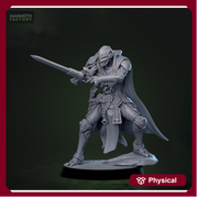 Forgeborn Templar Clockwork Knight Mechanical Paladin Fantasy Miniature for D&D Pathfinder - Only-Games
