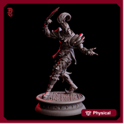 Rogue Miniature | Jester Trickster Assassin | UNPAINTED Resin DnD Pathfinder - Only-Games