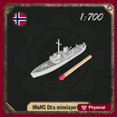 1/700 HNoMS Otra minelayser ship
