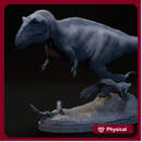 Acrocanthosaurus family 1-35 scale dinosaur