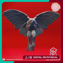 Mothman - Flying - Tabletop Miniature (Pre-Supported STL)