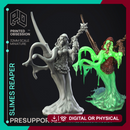 Slime Reaper - Humanoid Slime Monster -  PRESUPPORTED - Illustrated and Stats - 32mm scale
