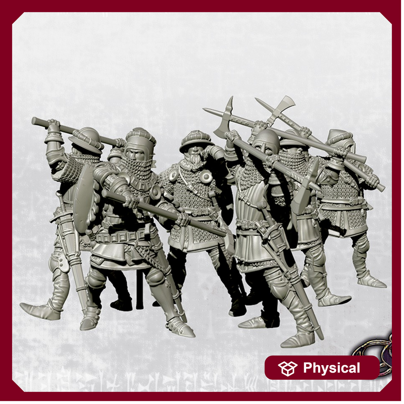 Men at arms with polearms - Only-Games