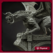 Chromatic Dragon (4 sizes) D&D  Miniature |  220mm Long, 230mm Wing Span | Resin Dragon Statue | Figurine | Dungeons and Dragons 5e - Only-Games