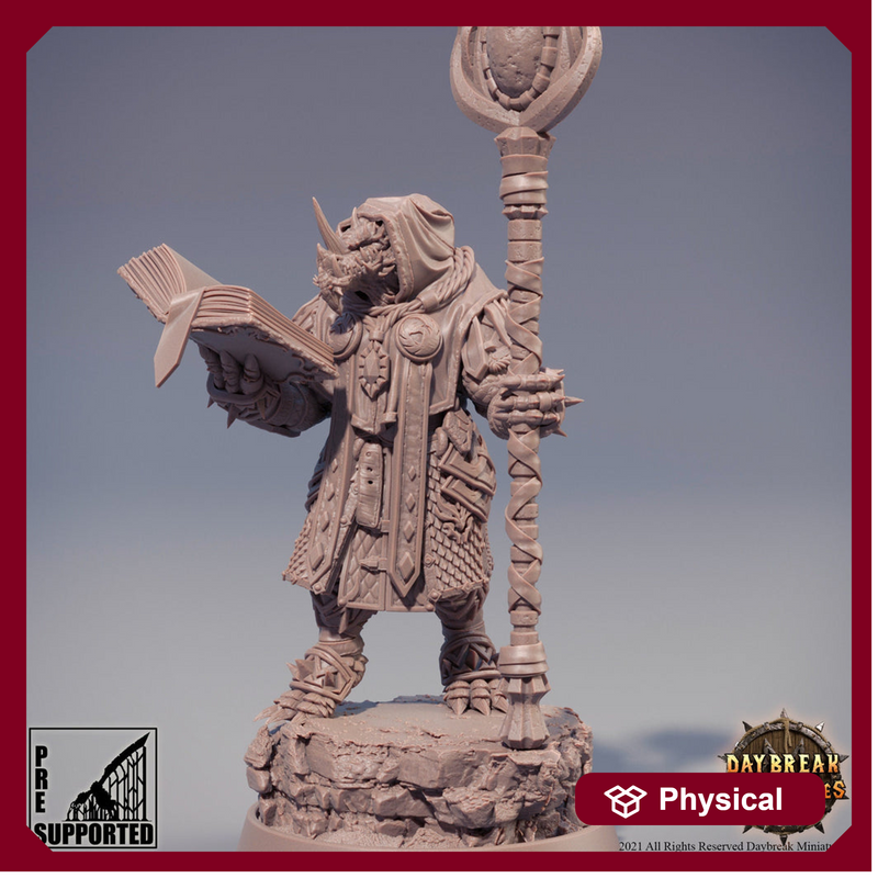 Dragonborn Wizard | PC or NPC model  | 28mm, 32mm, 75mm Scale Resin Miniature | Dungeons and Dragons Miniatures | Pathfinder | - Only-Games