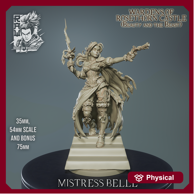 Belle - Mistress of Castle Rosethorn - Beauty and the Beast - 54mm