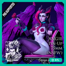 Angie Pin Up 75mm (NSFW version) Pre-Supported - STL only