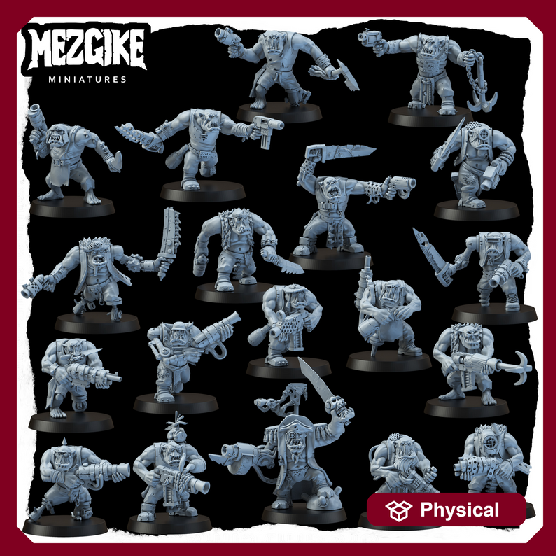 Freebooterz multipart set (10 physical miniatures)