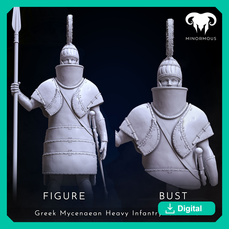 Bundle - Greek Mycenaean Heavy Infantry 1500 B.C. Palace Guard!