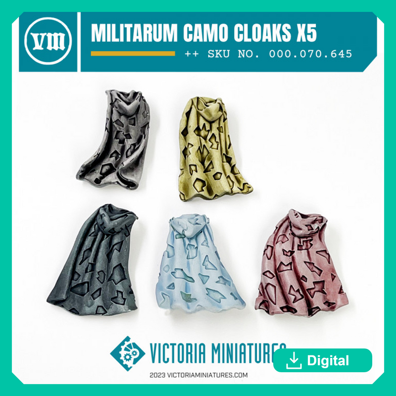 Militarum Camo Cloaks x5 - Only-Games