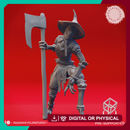 Scarecrow - Axe - Tabletop Miniature (Pre-Supported)