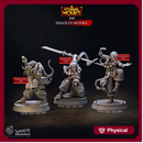 Shaolin Monks - Eternal Monks - CastNPlay - Terrain Wargaming D&D DnD 28mm 32mm 40mm 54mm