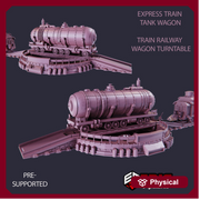 Express Train Tank Wagon & Railway - Only-Games