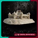 Halfling Barricade 3 - Village Defense Wall STL for DnD & Wargaming