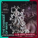 Changer of Ways - The Mists of Change Boss - PRESUPPORTED - 32mm scale