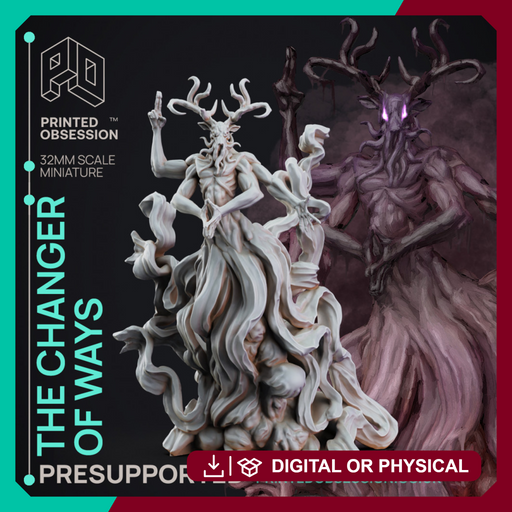 Changer of Ways - The Mists of Change Boss - PRESUPPORTED - 32mm scale - Only-Games