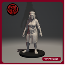 Print of the Dead - Drop 001 - Zombie Nurse Mercy - Grey Resin Print
