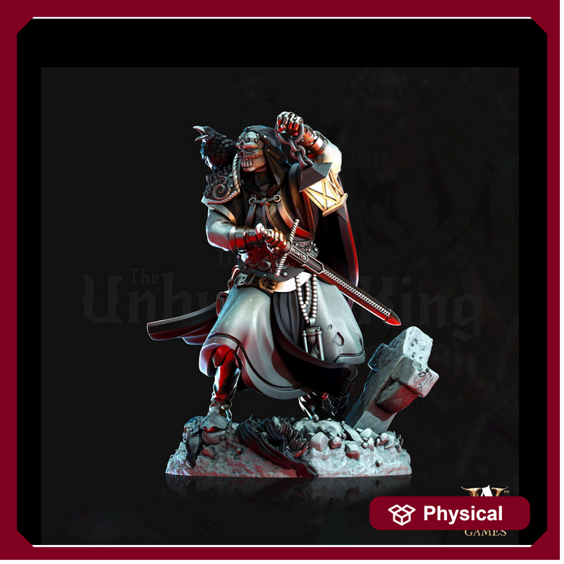Human Fighter, Eldritch Knight, Hexblade Warlock, Witch Hunter, Monster Slayer Ranger | 28mm,32mm,54mm,75mm,100mm Scale | Figure mini D&D 5e - Only-Games