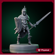 Skeleton Army Commander Swordsman w/ Shield - Only-Games
