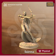 Female Elf Fighter Sharpshooter, Moon Elf,  Eladrin Miniature | 28mm,32mm,54mm,75mm,100mm Scales | Dungeons and Dragons Pathfinder |DM Stash - Only-Games