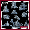 Dredgie characters (10 physical miniatures)