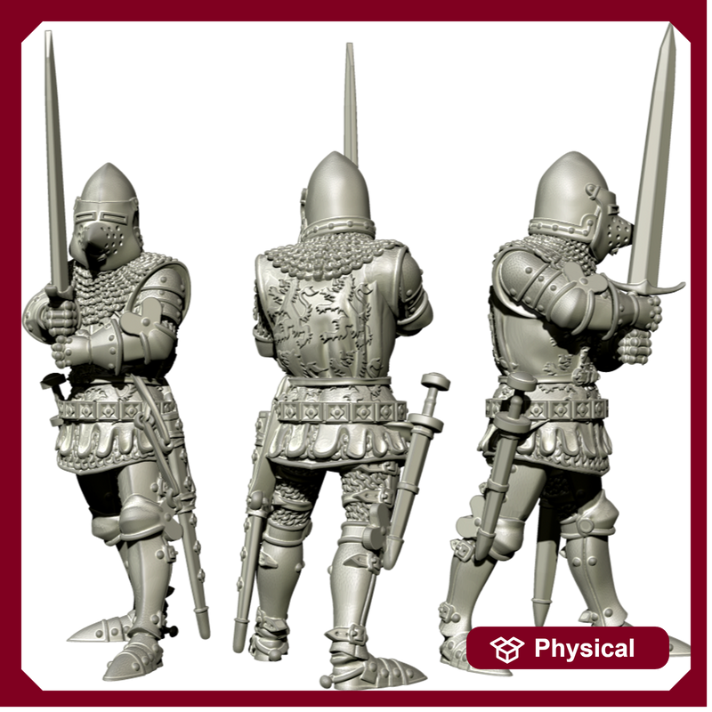 Sir Owen Glendower on foot - 34mm - Only-Games