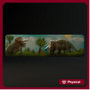 Triceratops Bookmark or magnet