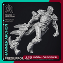 Hammer Archon - Celestial Construct - PRESUPPORTED - Heaven Hath No fury - 32 mm scale