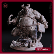 The Butcher Demon | 28mm Scale | 32mm Scale | 75mm Scale  - Boss Monster Mini - Minis - D&D 5e - Pathfinder  Figurine | Flesh of Gods - Only-Games