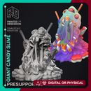 Candy Slime - Gelatinous Monster -  PRESUPPORTED - Illustrated and Stats - 32mm scale