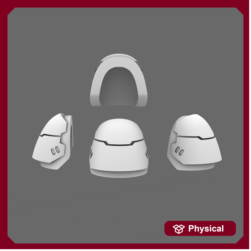 Space Knights V6 Stroud Smooth Shoulder Pad Type A X 10
