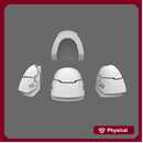 Space Knights V6 Stroud Smooth Shoulder Pad Type A X 10