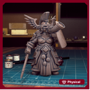 Female Dwarf 02 - TytanTroll Miniatures - DnD - Fantasy - 32mm