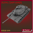 MG144-US02B M60A1 MBT (with searchlight)