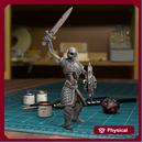 Undead Skeleton Swordsman 007 - TytanTroll Miniatures - DnD - Fantasy-