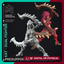Kat - Monster Hunter - Mixed wepons -  PRESUPPORTED - Illustrated and Stats - 32mm scale
