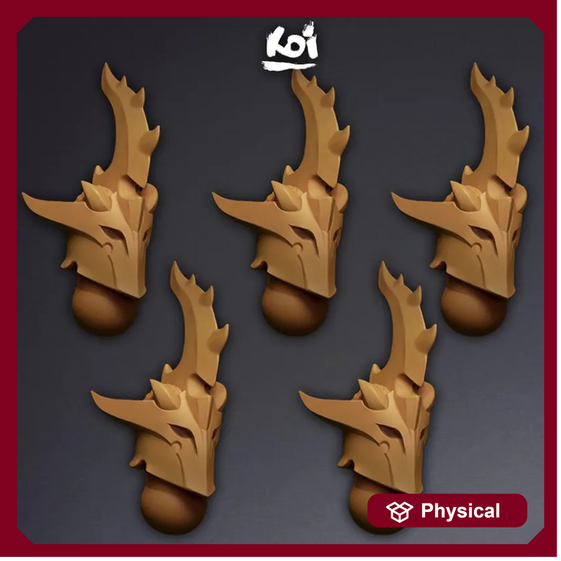 Dragon Knight Type 4 - Miniature Heads