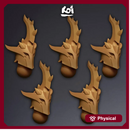Dragon Knight Type 4 - Miniature Heads