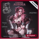 Vampire Aurora - Gothic PinUp Girl (NSFW) - 75mm