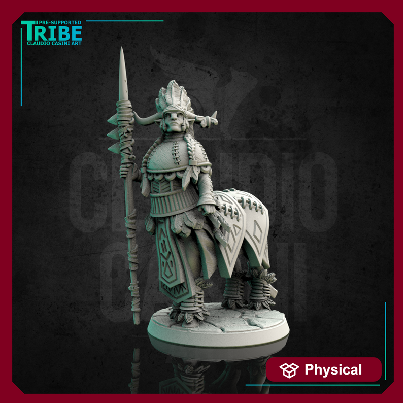 (0126) Male centaur boss with lance