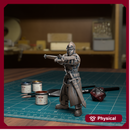 Town Guard Female Crossbow - Frostgrave Pathfinder - Fantasy DND - TytanTroll Miniatures
