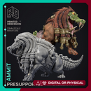Ammit - Court of Anubis -  PRESUPPORTED - Illustrated and Stats - 32mm scale