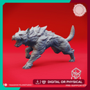 Running Hellhound - Tabletop Miniatures (Pre-Supported)