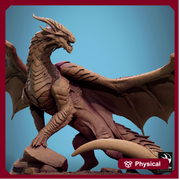 Legendary Dragon (4 sizes) D&D Miniature | 245mm Wing Span, 130mm Height | Resin Figurine | Dungeons and Dragons 5e Pathfinder | Great gift - Only-Games
