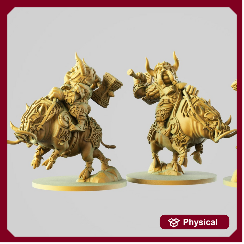 Dwarf On Battle Boar
