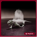Dimetrodon walking - prehistoric animal